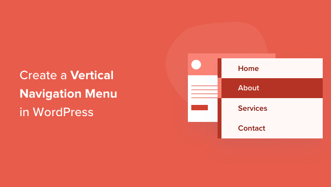 create a vertical navigation menu in wordpress og