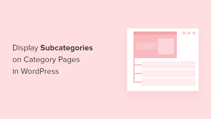 display subcategories on category pages in wordpress og