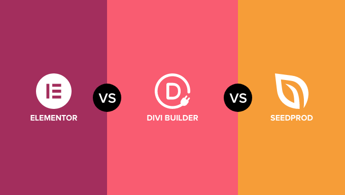 elementor vs divi vs seedprod which is the best