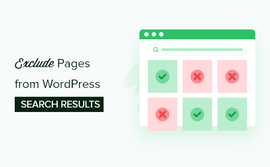 exclude pages from wordpress search results og