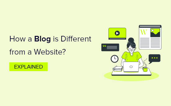 how blog is different from website og