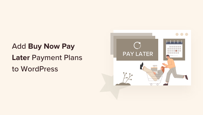 how to add buy now pay later payment plans to wordpress