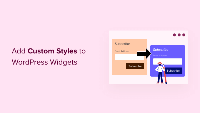 how to add custom styles to wordpress widgets og