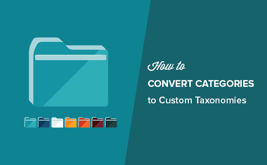 how to convert categories to custom