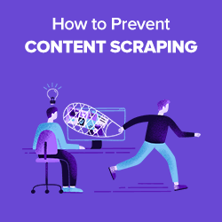 how to prevent content scraping