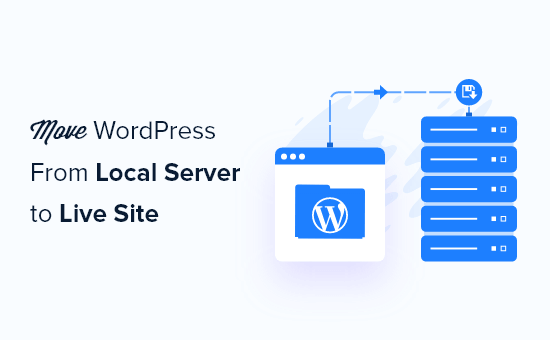 move wordpress site from local server to live site og