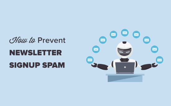 prevent newsletter signup spam 550x340 1