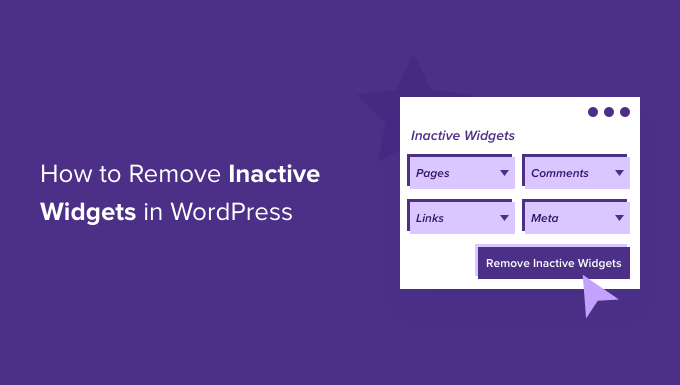 remove inactive widgets in wordpress og