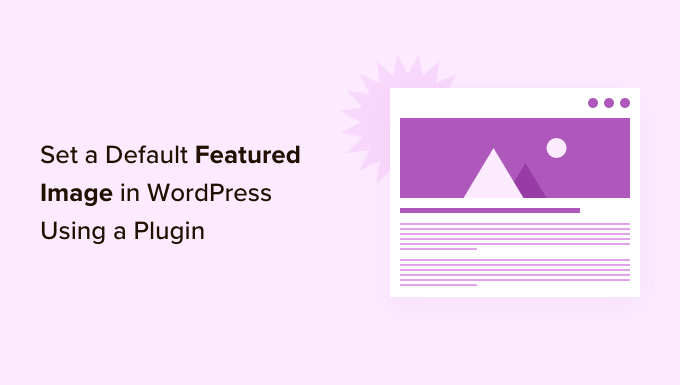 set default featured images in wordpress using plugin og