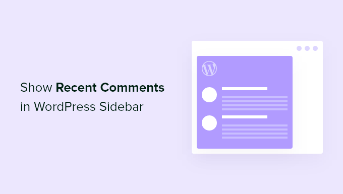 show recent comments in wordpress sidebar og