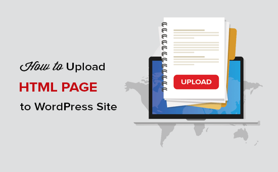upload html page to wordpress site featured