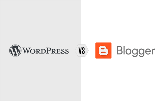 wordpress vs blogger comparison 550x340 1